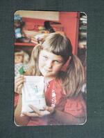 Kártyanaptár,Sárréti tej ÖKV,Szeghalom tejipari vállalat,gyerek modell,1979   (5)