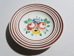 Kézzel festett Gránit falitál, tányér 23 cm