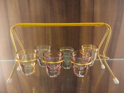 Vintage „Mid Century” röviditalos készlet – 70/80-as évek