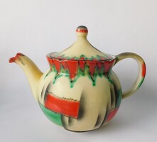 Art deco teáskanna 1920-as-30-as évek