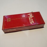 Retro halálmenő régi bontatlan Plus 120's szivarka cigaretta dohány trafikárú szocreál