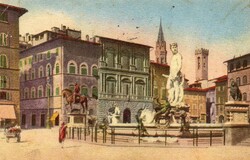 Képeslap: Olaszország, Firenze. A. Scrocchi.
