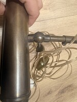 Réz asztali lámpa, gyönyörű régi órásoknak, ékszerészeknek