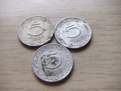 5  Fillér  1959  A képen látható állapotban 3 db egyben