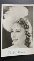 1942 HONTHY HANNA PRIMADONNA SZINÉSZNŐ RÉGI PESTI NYÁR FILM RITKA FOTÓ LAP