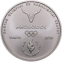 Magyarország,2000 forint 2021 - Tokiói olimpiai játékok UNC nikkel