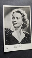 Cca 1942 FELEJTHETETLEN BULLA ELMA MOZI SZTÁR SZÍNÉSZNŐ SZÍNMŰVÉSZ KORABELI ÉS EREDETI FOTÓLAP