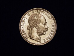 Ezüst I. Ferencz József 1 Forint / Florin  1884 kiváló állapotban
