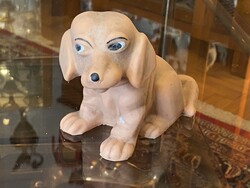 ÜLŐ KUTYA, GUMI, MŰANYAG GYEREK JÁTÉK ÁLLAT FIGURA 11,5 CM