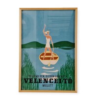 Velencei - tó vintage plakát, Szűcs Pál terve - 53475