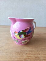 Romantikus, kis madárkás porcelán kiöntő
