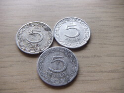 5  Fillér  1953  A képen látható állapotban 3 db egyben