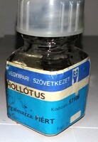 RETRO -PIÉRT PAPÍRIPARI VÁLLALAT- POLITÚR ÉS VEGYITERMÉK KSZ- HOLLÓTUS TUS TINTA üveg némi tintával
