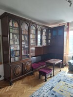 Hatalmas könyvszekrény olvasó-sarok garnitúra  Szétszedhető