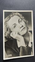 Cca 1942 FELEJTHETETLEN BULLA ELMA MOZI SZTÁR SZÍNÉSZNŐ SZÍNMŰVÉSZ KORABELI ÉS EREDETI FOTÓLAP