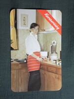 Kártyanaptár,Kaposvár ÁFÉSZ,Somogy áruház,női modell, 1985   (5)