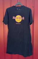 Hard Rock Cafe Budapest Női hosszított Póló M