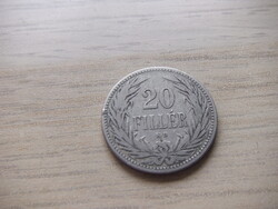 20  Fillér 1893   A kép szerinti állapotban