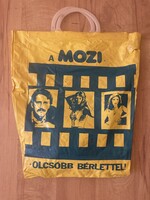 Mozi reklám táska nejlon Korának megfelelő állapotban