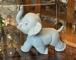VIDÁM ELEFÁNT GUMI, MŰANYAG GYEREK JÁTÉK ÁLLAT FIGURA 16 CM