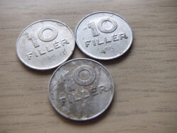 10  Fillér 1983  A képen látható állapotban 3 db egyben