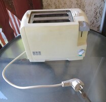 Régi SHG márkájú fehér két szeletes elektromos kenyérpirító