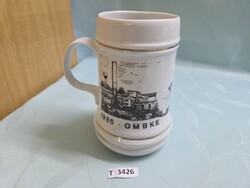 T3426 Hollóházi OMBKE Oroszlány 1986 korsó 17 cm