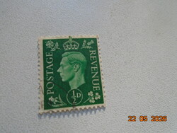 1937 Nagy Británia posta és illeték bélyeg VI.György király 1/2 penny névérték
