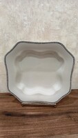 Oepiag Porcelain Plate with Hüttl Tivadar Stamp