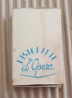 Ristorante L'Opera gyufásdoboz gyufával, fellelt állapotban