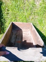 Régi antik vintage fa fiók láda doboz dekorációnak tárolónak
