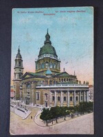 Antik képeslap - Budapest  Szt. István templom Bazilika 1915