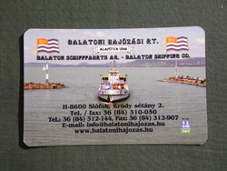 Kártyanaptár,MAHART Balatoni hajózási Rt.,Siófok,kikötő,sétahajó, 2005   (5)
