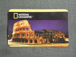 Card calendar, National Geographic, Colosseum, Rome famous ancient amphitheater, 2004 (5)