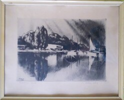 Kórusz József: Badacsonyi kikötő