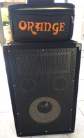 Orange Tiny Terror csöves gitárerősítő + profi 3-utas 12" hordozható hangláda (8 Ohm)