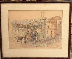 Dobai Székely Andor (1877-1945) Isztambul 1918