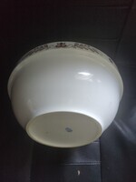 Alföldi porcelán tál barna magyaros mintával-pogácsás tál átmérő 26 cm.