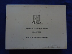 British Virgin Islands Proof Set 1976 (PS4) - 6 darab érme (1 Cent - 1 Dollár ezüsttel)