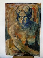István Laurer Contemporary Female Nude 1972
