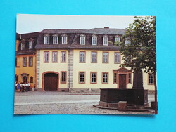 Képeslap (43) - Németország (NDK) - Weimar - Goethe-ház 1980-as évek