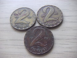2 Forint 1970 ( Bélás )   A képen látható állapotban  3 db egyben