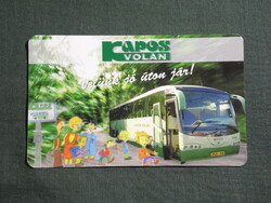 Kártyanaptár,Kaposvár,Kapos Volán,Scania autóbusz, 2011   (5)