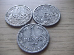 1  Pengő 1941  A képen látható állapotban 3 db Egyben