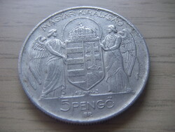 5  Pengő  1943   A képen látható állapotban