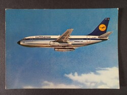 Régi képeslap Lufthansa Boeing737 City Jet 1975