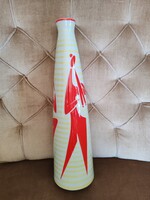 Zsolnay Török János jazz váza, 41 cm.