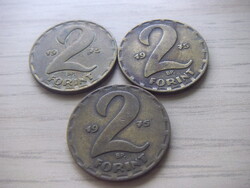 2  Forint 1975   ( Bélás )   A képen látható állapotban  3 db egyben
