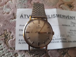 DOXA / Men's watch / 55-60 years / with warranty until 2026.09.05.