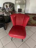 Piros sky fotel mid century csak személyes átvétel